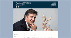 Desktop Screenshot of fabricelartigou.com